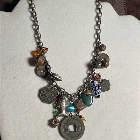 Multicolor Charm Necklace & Bracelet - Picture 1 of 2